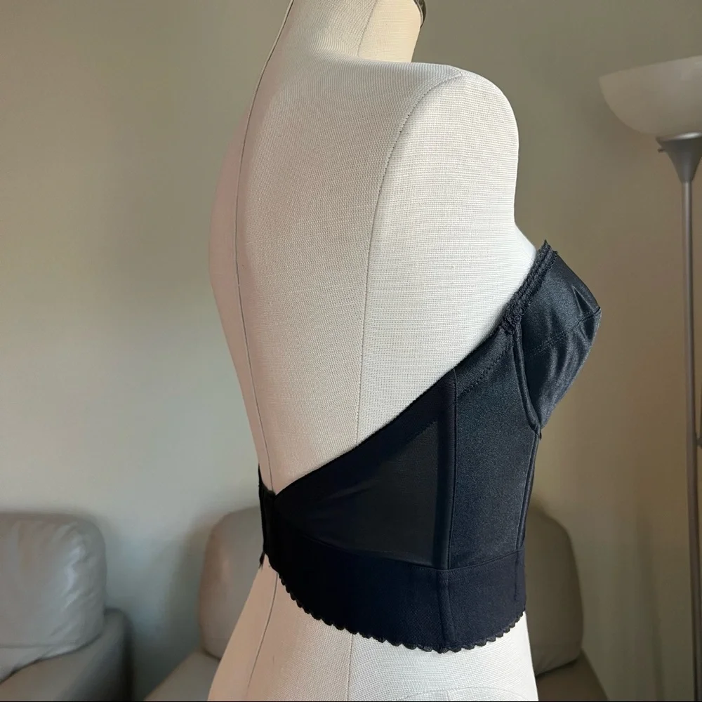 COPY - NWT Dominique Noemi Backless Strapless Balconette Bridal Bra Black Size … - Picture 13 of 16